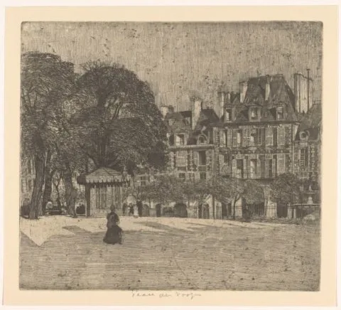 Martin Monnickendam, Place des Vosges in Parijs