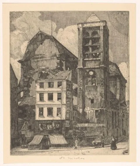 Martin Monnickendam, Saint Nicolas du Chardonnet in Parijs
