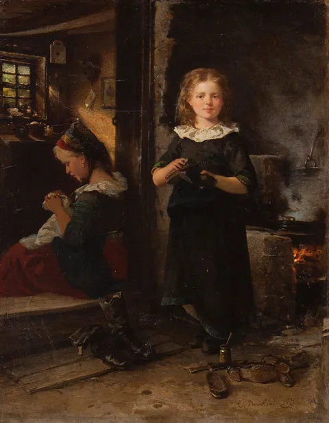 Carl Breitbach, Two Girls
