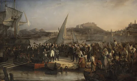 Joseph Beaume, Napoleon's Departure from Elba