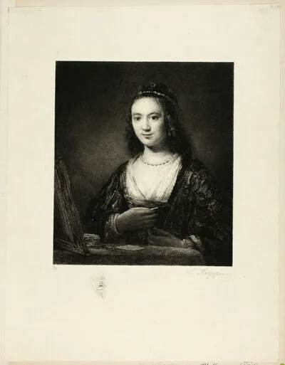 Karl Köpping, Portrait of a Woman