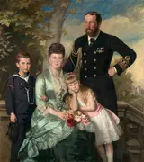 Carl Rudolph Sohn, Alfred, Duke of Edinburgh, with his family