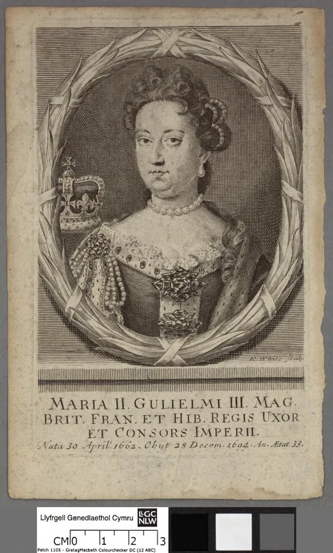Robert White, Maria II Gulielmi III Mag Brit Fran et Hib Regis Uxor et consors Imperii