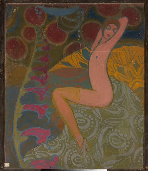 Kajetan Stefanowicz, Woman and flowers