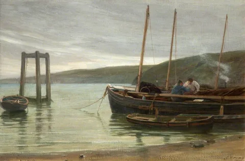 Charles Napier Hemy, Coastal Scene