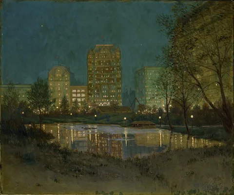 William Anderson Coffin, Central Park and the Plaza