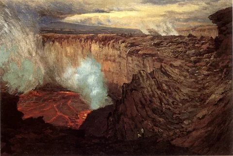 Ernest William Christmas, Kilauea Caldera