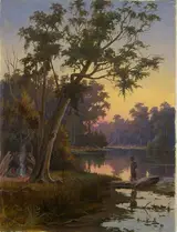 Ernest William Christmas, Australian River Scene