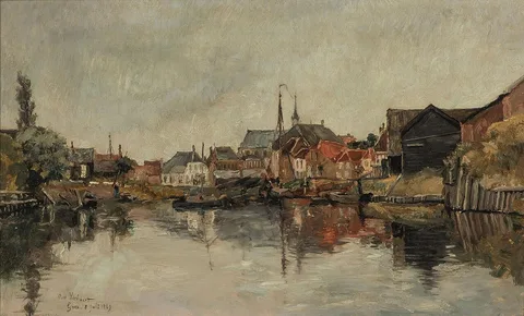 Piet Verhaert, Harbour in Goes
