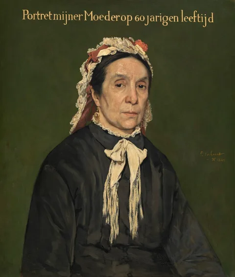 Piet Verhaert, Portrait of the artist's mother at the age of 60