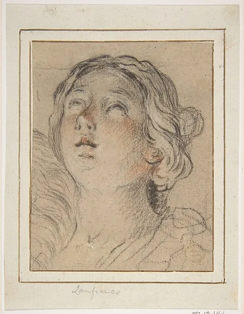 Giovanni Gioseffo dal Sole, Female Head Upturned