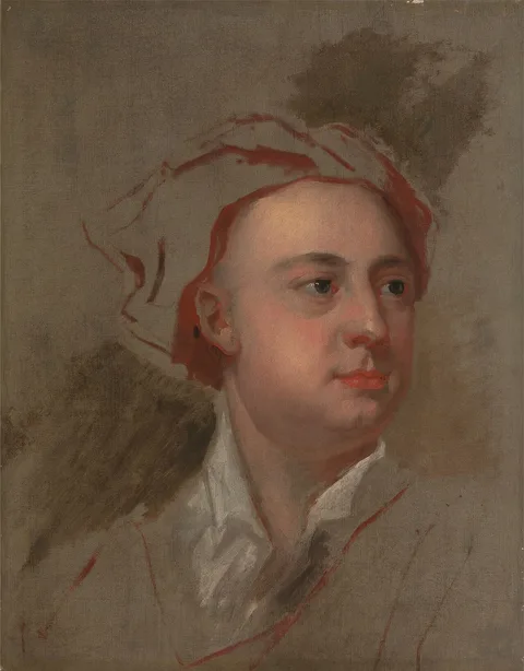 William Aikman, An Unfinished Study of the Head of James Thomson