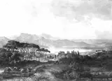 August Lucas, Italienische Landschaft