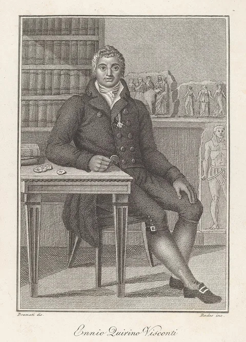 Luigi Rados, Ennio Quirino Visconti