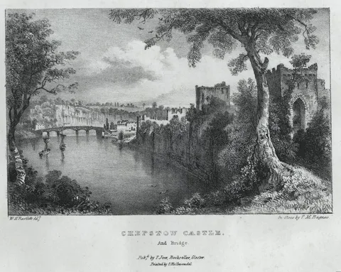 Thomas Mann Baynes, Chepstow Castle, and bridge
