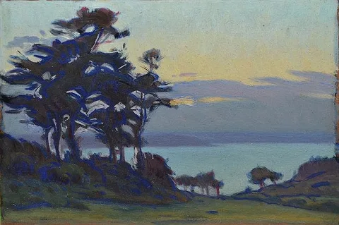 Charles Guilloux, Bord de mer, fin de journée
