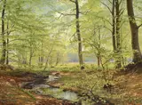 Christian Zacho, Beech trees in springtime.