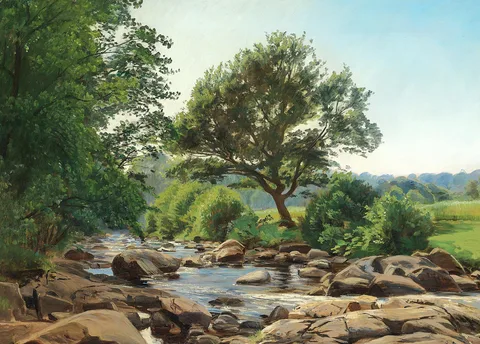 Christian Zacho, A lively brook in Sweden.