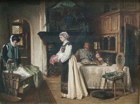 Victor Lagye, Family Scene at the Time of the Catholic League