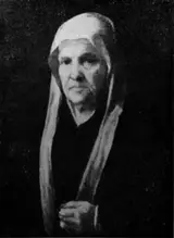 Pietro Bellotti, Portrait of an old woman with a rosary.
