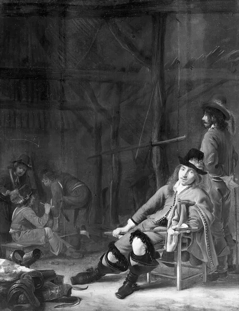 Simon Kick, Resting soldiers in a stable