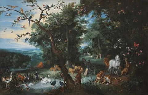 Izaak van Oosten, The Garden of Eden