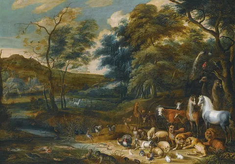 Izaak van Oosten, The Garden of Eden