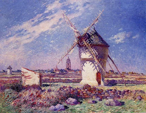 Ferdinand du Puigaudeau, Windmills near the Town of Batz
