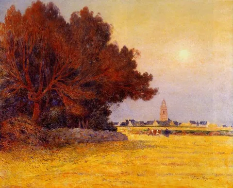 Ferdinand du Puigaudeau, Sunrise at Batz-sur-Mer
