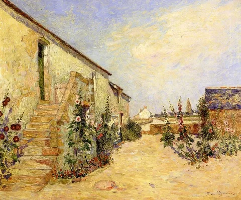 Ferdinand du Puigaudeau, Kervaudu Garden, Climbing Roses