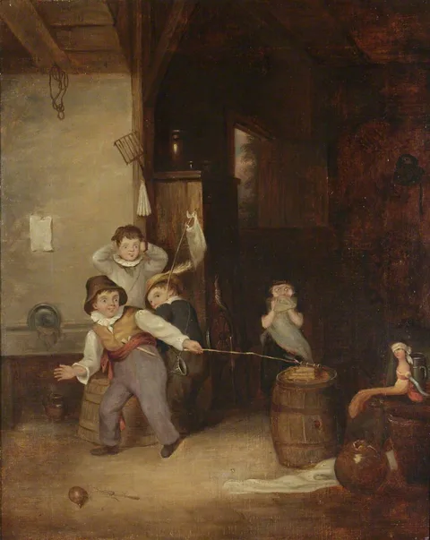 Edward Bird, The Toy Prisoner being Shot in the School Room
