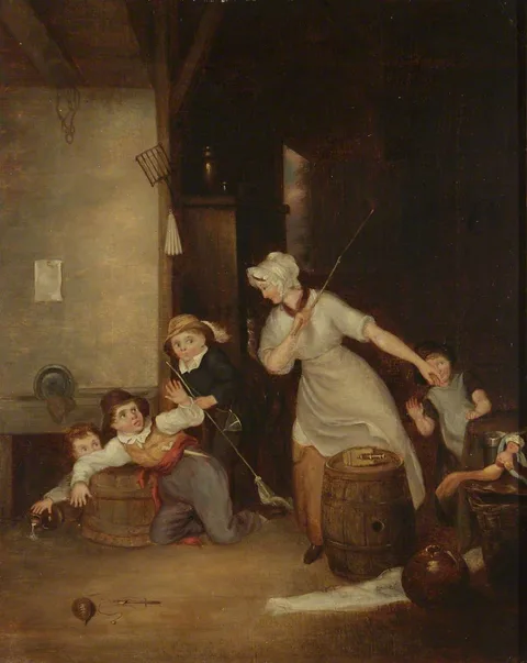 Edward Bird, A Dame scolding Naughty Children