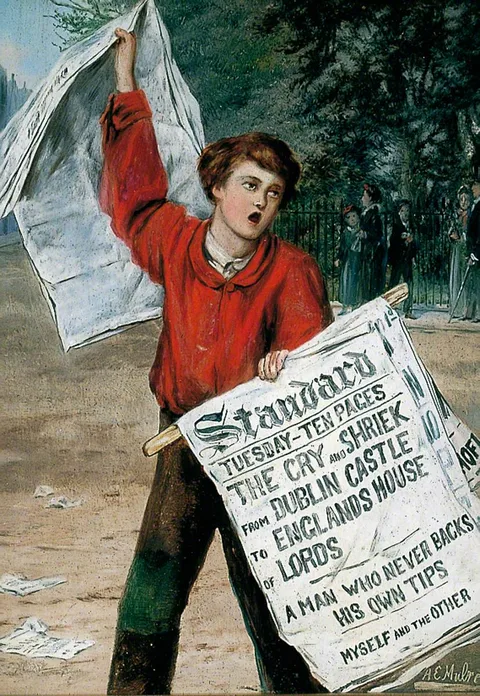 Augustus Edwin Mulready, Newsboy