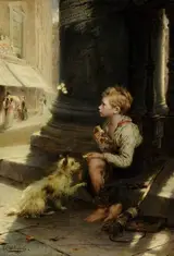 Augustus Edwin Mulready, A Share of a Crust