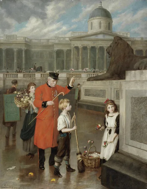 Augustus Edwin Mulready, An old soldier's story