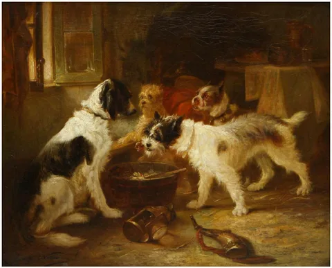 Zacharie Noterman, Dogs at Feeding