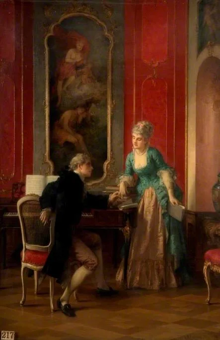 Otto Erdmann, The Music Lesson
