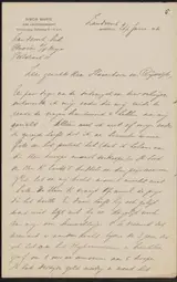 Simon Maris, Brief aan Pieter Haverkorn van Rijsewijk