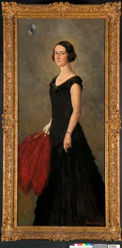 Simon Maris, Portrait of Mrs H.L. Merens Houtman