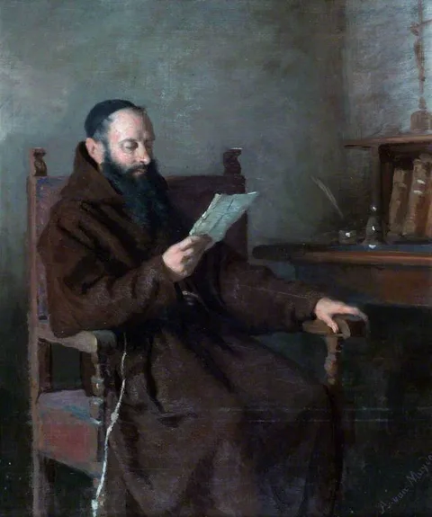 Jacques Alfred van Muyden, A Monk Reading