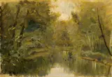 César de Cock, A Forest Pond