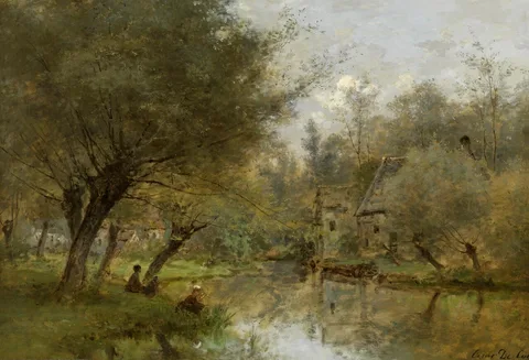 César de Cock, Landscape near Saint-Germain-en-Laye