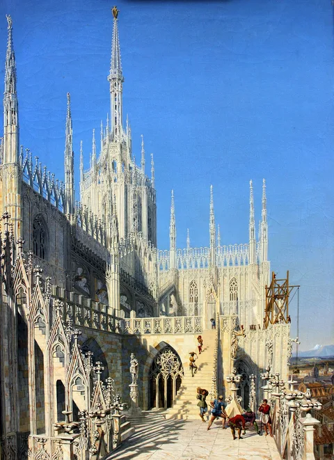 Johann Karl Schultz, Tower of Milan Cathedral