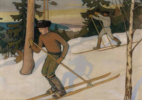 Väinö Blomstedt, Skiing Boys