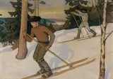 Väinö Blomstedt, Skiing Boys