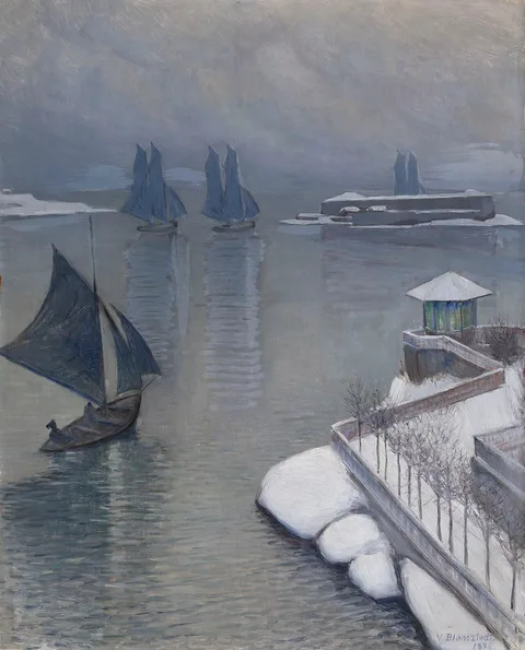Väinö Blomstedt, First Snow