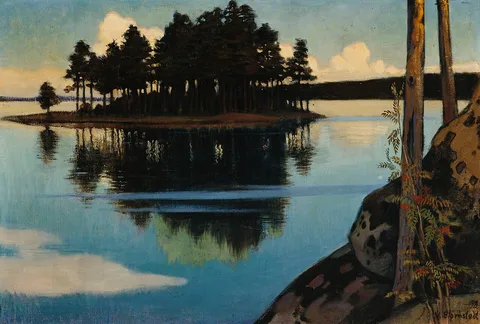 Väinö Blomstedt, Sunset