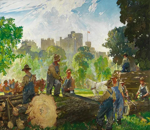 Gerald Moira, Canadian Foresters in Windsor Park