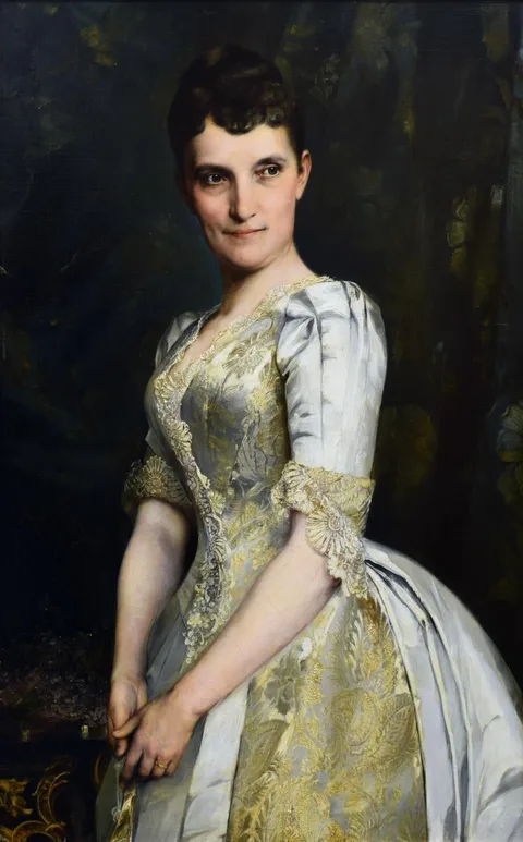 Franz Dvorak, Portrait of Mrs. Keim