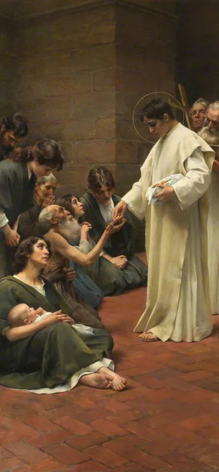 Franz Dvorak, Saint Laurence Distributing the Treasures of the Church to the Poor